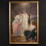 Great 19th Century Neoclassical Painting, Allegory