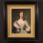 Great 19th Century Portrait Painting 