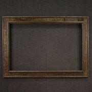 Great 20th Century Lacquered Gilded Tuscan Frame