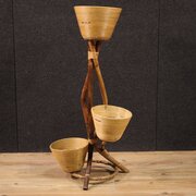 Italian Design Bamboo Vase Holder From The 1960s