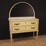 Italian Lacquered Dresser With Mirror