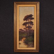 Italian Landscape Painting Signed Marko 