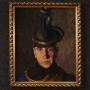 Painting Portrait of a soldier signed Vass E. 