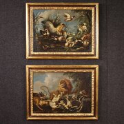 Pair Of 18th-century Flemish Paintings