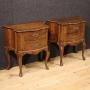 Pair of Venetian bedside tables from 20th century