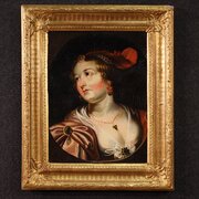 Portrait Of A Lady, 19th Century Painting