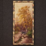 Signed H. Marko Painting Wooded View With River 