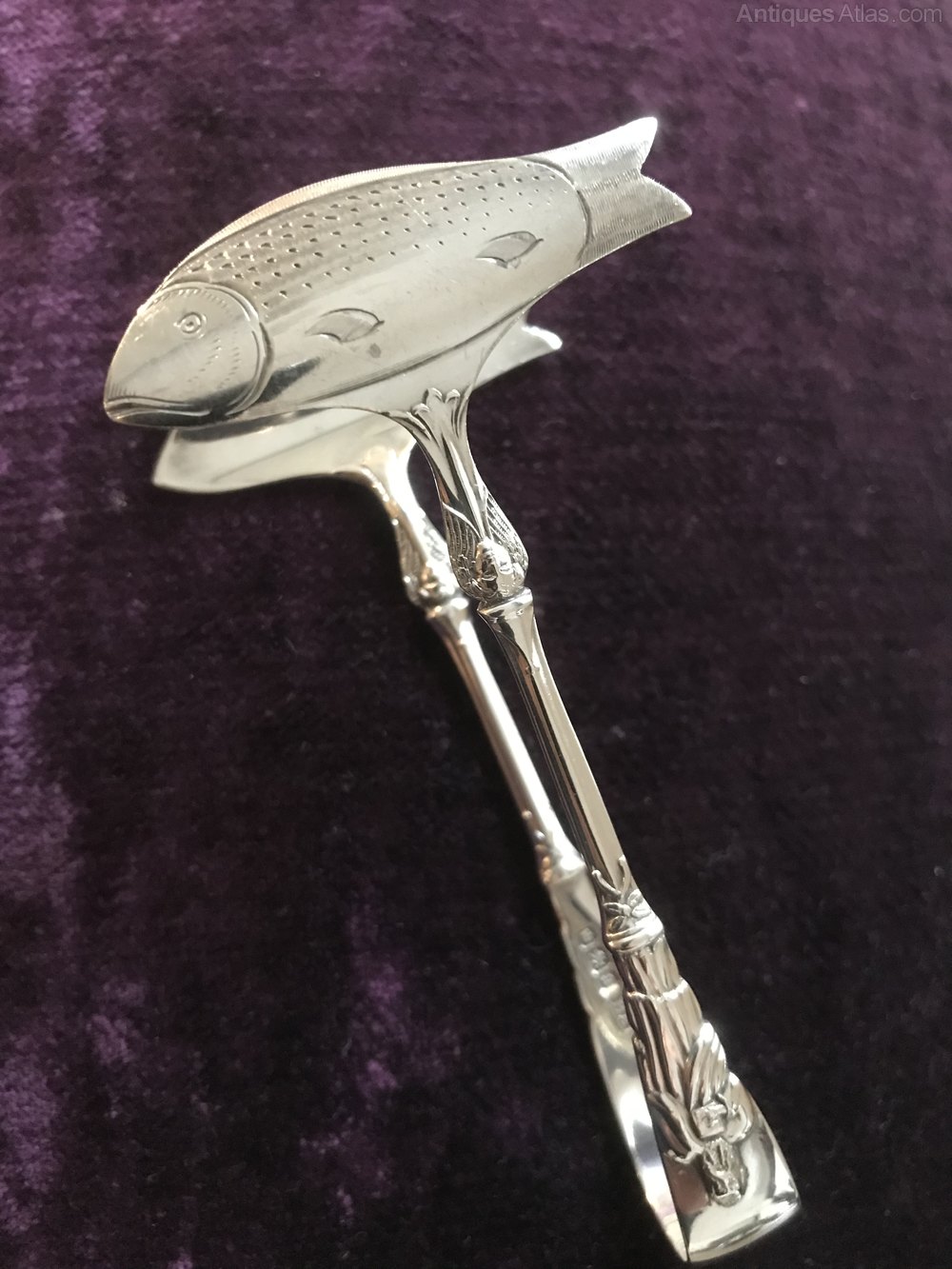 Antiques Atlas Victorian Silver Sardine Servers Sheffield 1899