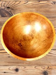 English 19th C. Sycamore Dairy Bowl