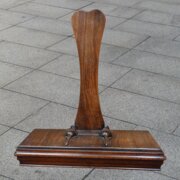 george iii large weighted mahogany plate stand George III Large Weighted Mahogany Plate Stand