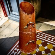 Quality Arts And Crafts Copper Coal Shute/Scuttle