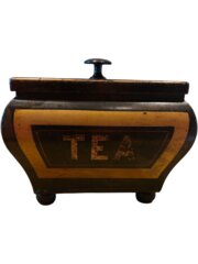 Regency Toleware Tea Caddy