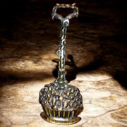 Victorian Brass Fruit Basket Doorstop