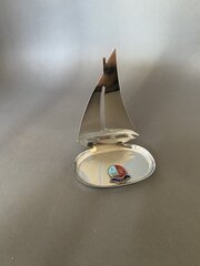 Art Deco Chrome Yacht Pin Tray