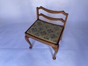 Art Deco Walnut Dressing Stool 1930s