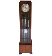 Art Deco Walnut Grandfather Clock 1930s