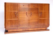 Art Deco Walnut & Sycamore Sideboard