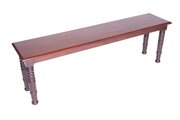 C19th Mahogany Hall Bench