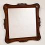 Early Victorian Mahogany & Carved Wall Mirror