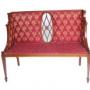 Edwardian Inlaid Mahogany Settee