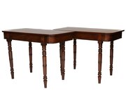Pair C19th Mah Console Tables