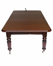 Victorian Mah Wind-out 2 Leaf Dining Table