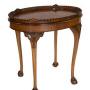 Walnut & Carved Tray Top Table Circa 1930s