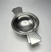 1947 Solid Silver Deco Design Tea Strainer