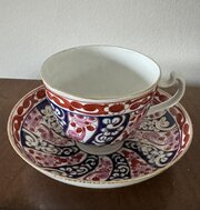 1st Period Queen Charlotte Worcester Cup & Saucer