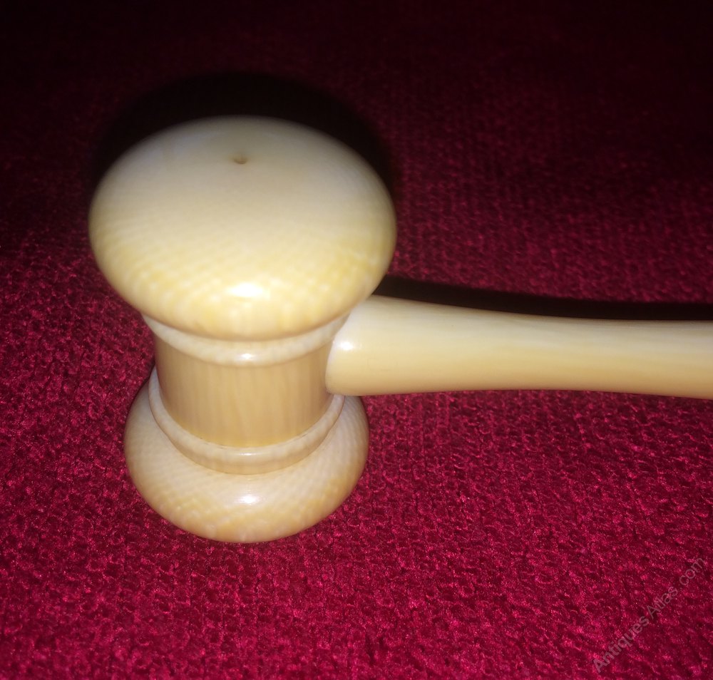 Antiques Atlas Antique Ivory Gavel Circa 1900
