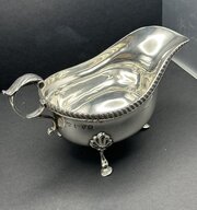 Silver Gravy Boat S Blanckensee & Son Chester 1936