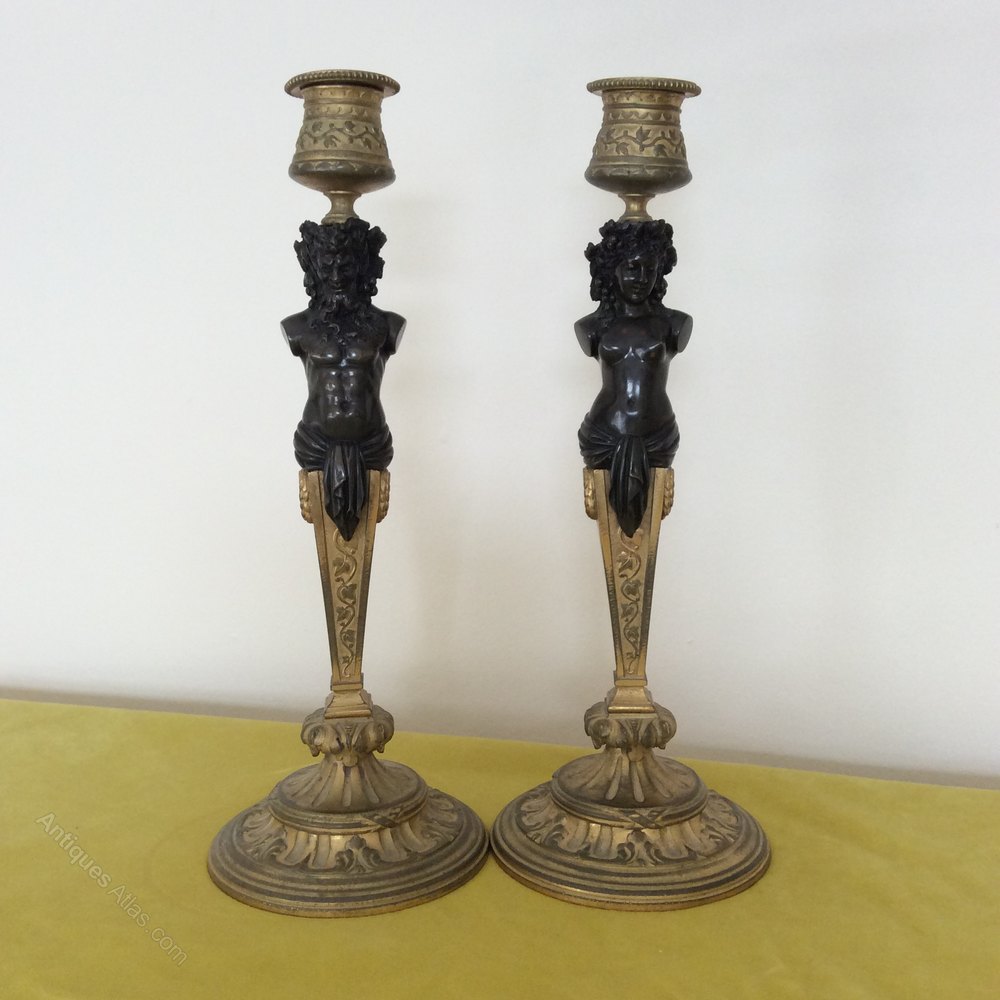 Antiques Atlas Pair Of French Candlesticks By Lois Kley