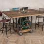 Industrial Engine Bar Table
