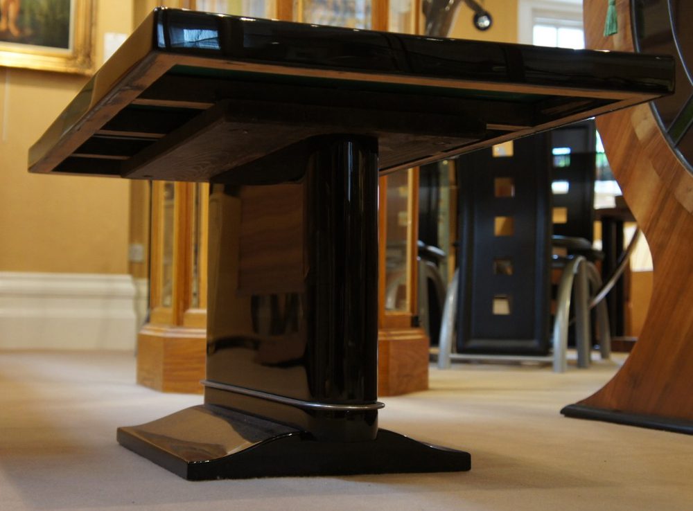 Black Lacquer Mirrored Coffee Table Antiques Atlas