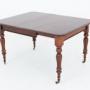 Early Victorian 1 Leaf Mahogany Extending Table