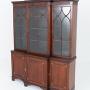 Georgian Style Mahogany Breakfront Bookcase