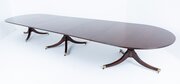 Impressive 20 - 22 Seat Regency Style Mahogany Dining Table