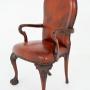Impressive Mahogany Chippendale Style Desk Chair