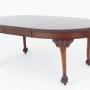 Mahogany Chippendale Style Extending Dining Table