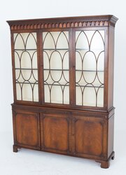 Mahogany Hepplewhite Style Bookcase