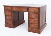 Mahogany Pedestal Desk