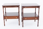 Pair Of Mahogany End Tables