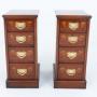Pair of Mahogany Inlaid Chest of Drawers