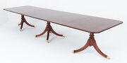 Regency Revival Mahogany 18 - 20 Seat Dining Table