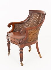 Regency Revival Mahogany Desk Chair