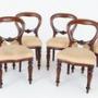Set of 6 Victorian Style Mahogany Balloon Back Chairs
