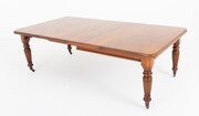 Victorian Blonde Oak Extending Dining Table