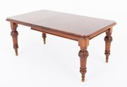 Victorian Mahogany 1 Leaf Extending Dining Table