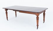 Victorian Mahogany 2 Leaf Extending Dining Table