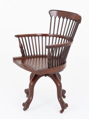 Victorian Mahogany Desk Chair